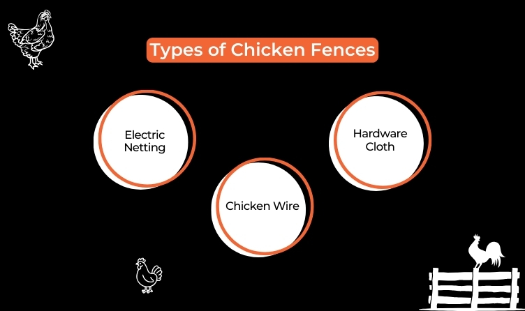 Types of chicken fences