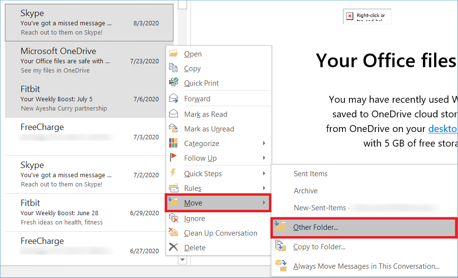 f Choose the new data file folder that you just created