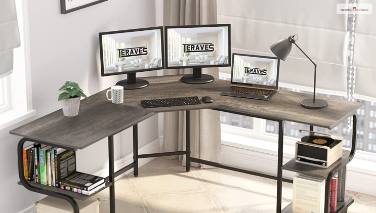 Teraves Modern L-Shaped Desk