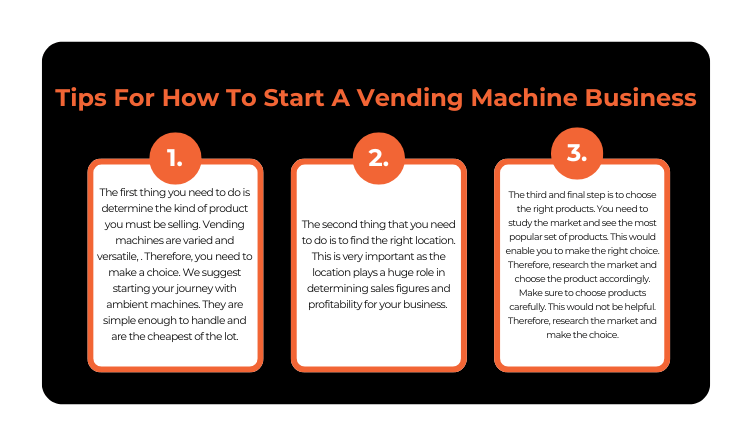 Tips For How To Start A Vending Machine Business