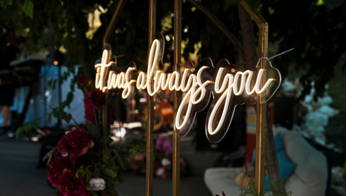 Why Neon Sign Wedding Decor